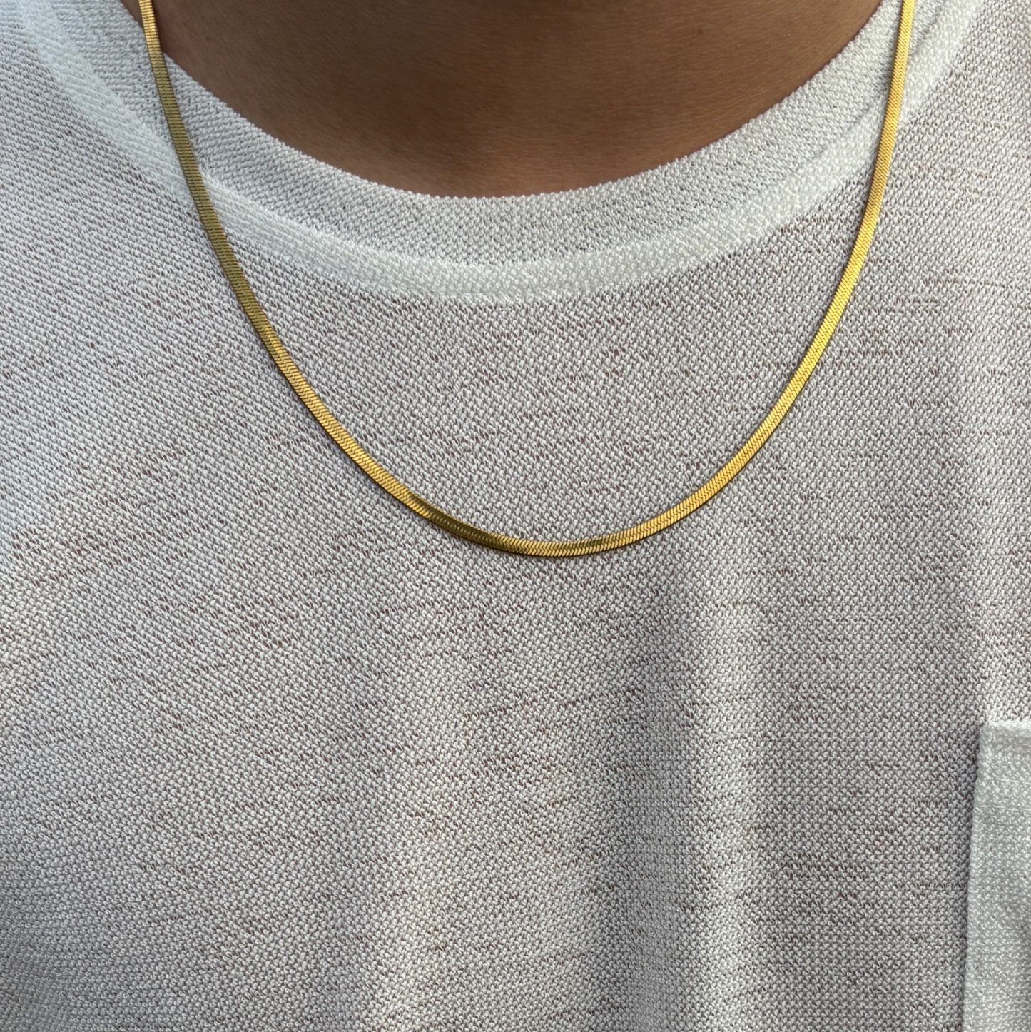 Matte flat chain