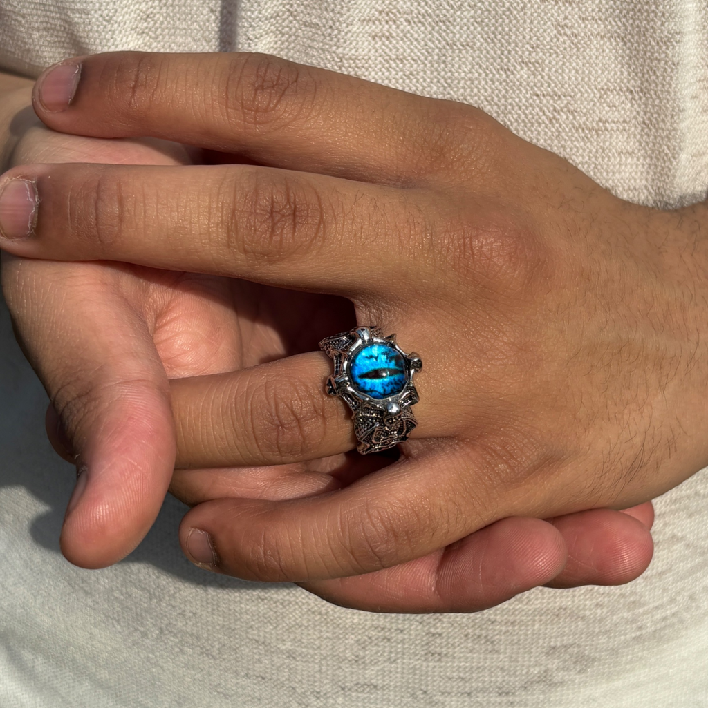 Dragon Evils Eye Ring