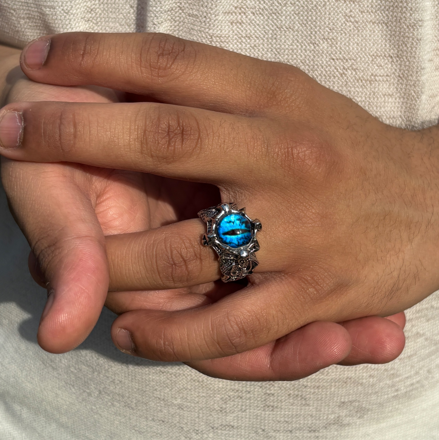 Dragon Evils Eye Ring