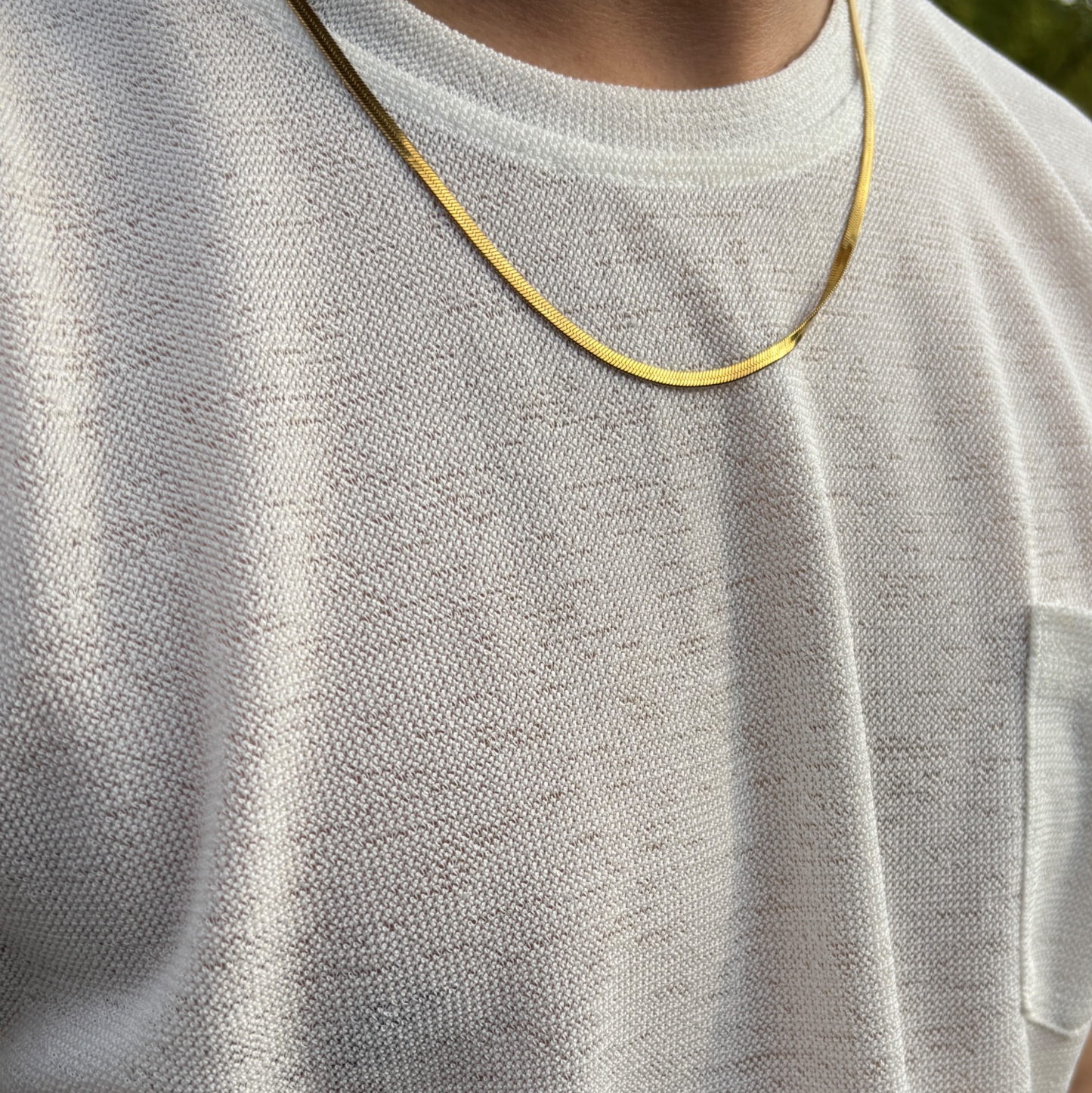 Matte flat chain