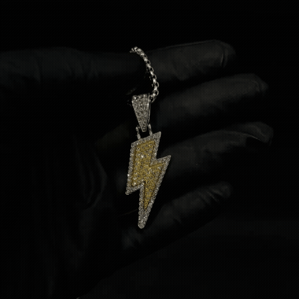 Scalp Thunder Iced Out Pendant