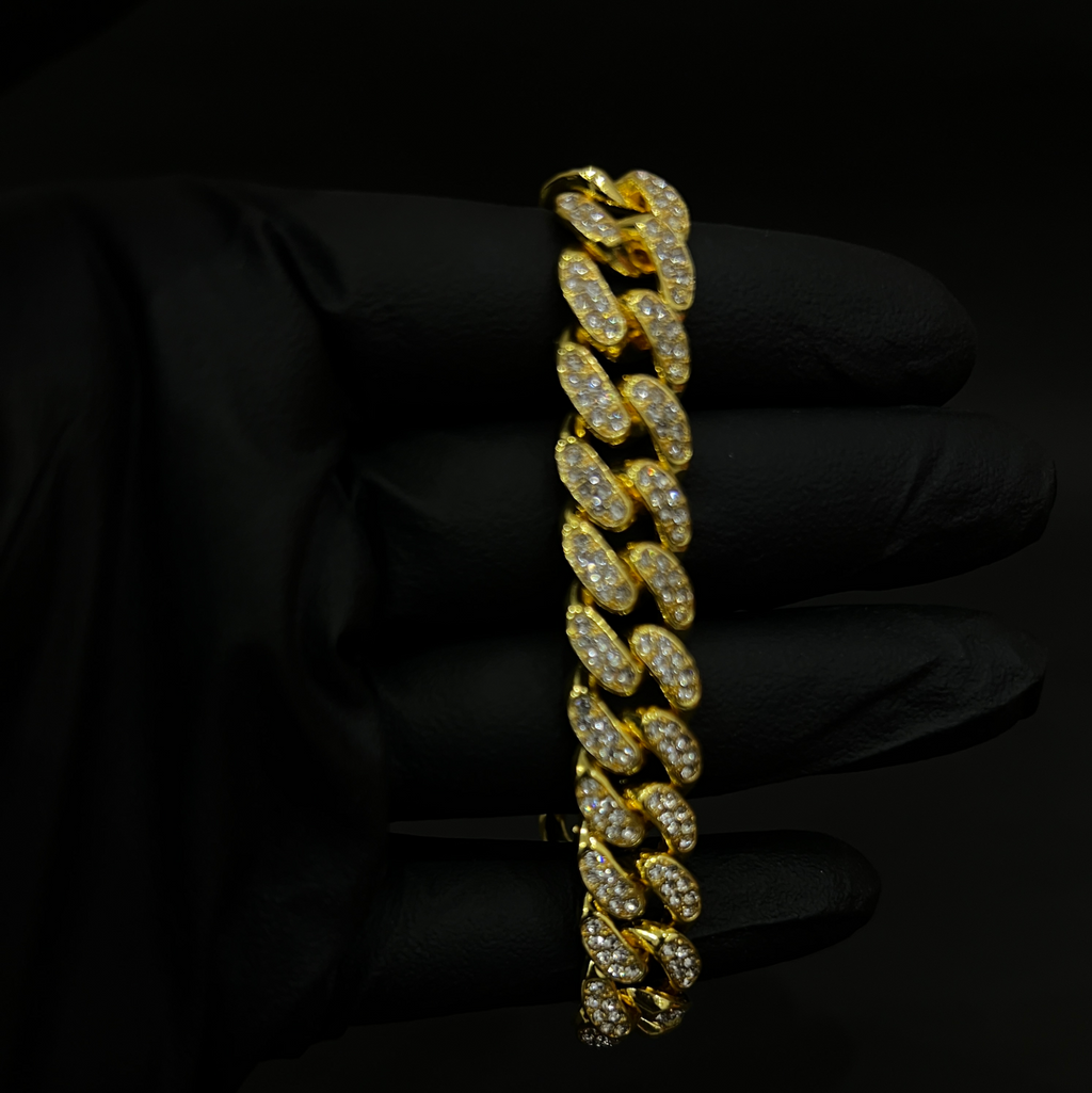 Stealth Iced Out Prism Cuban Bracelet