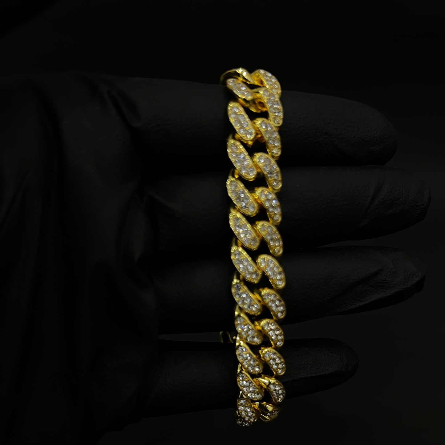 Stealth Iced Out Prism Cuban Bracelet