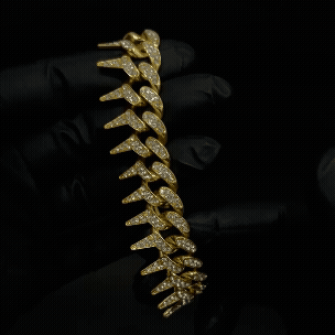 Astra Iced Out Prism Cuban Bracelet