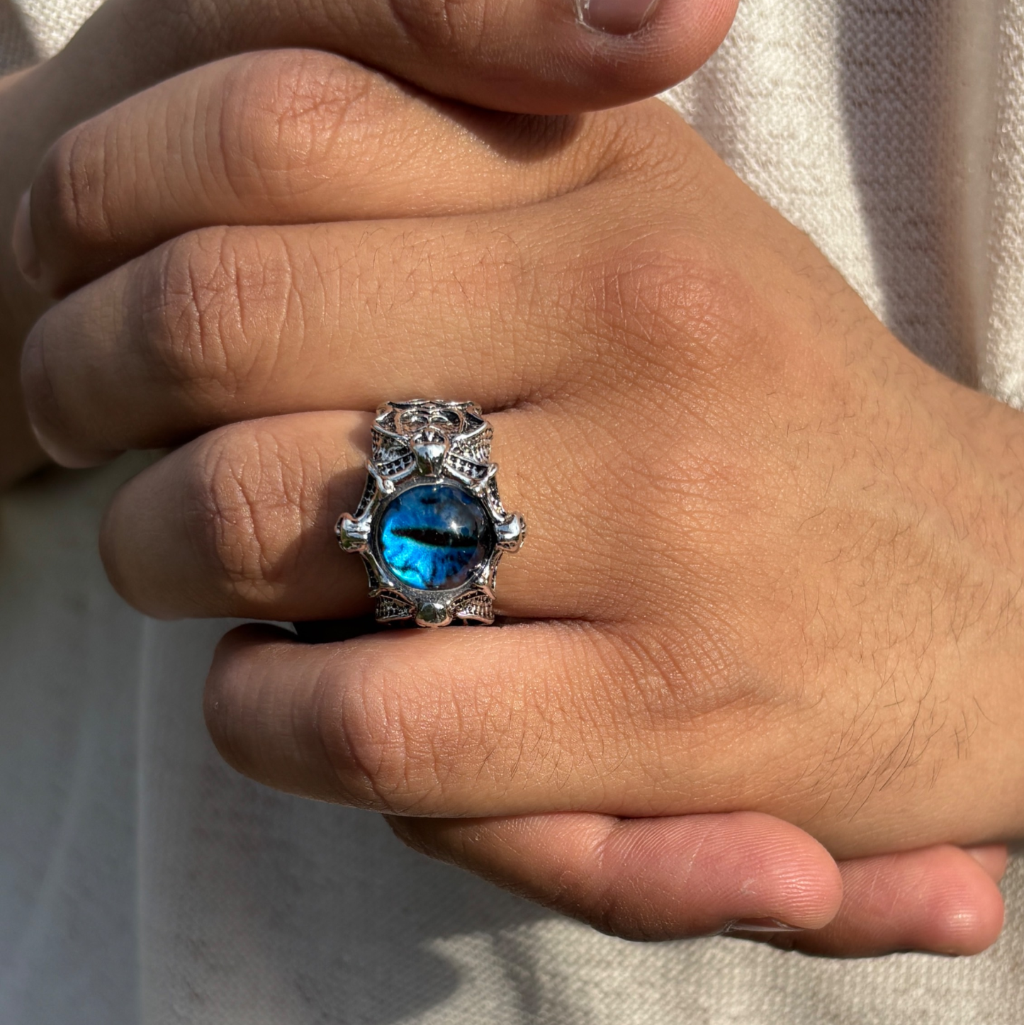 Dragon Evils Eye Ring