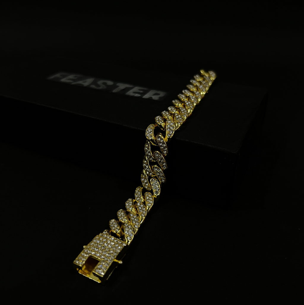 Stealth Iced Out Prism Cuban Bracelet