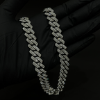 Iced out cuban prism chain