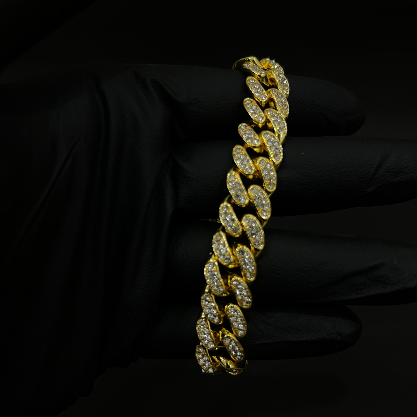 Stealth Iced Out Prism Cuban Bracelet