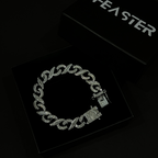 Orbit Wound Iced Out Prism Cuban Bracelet