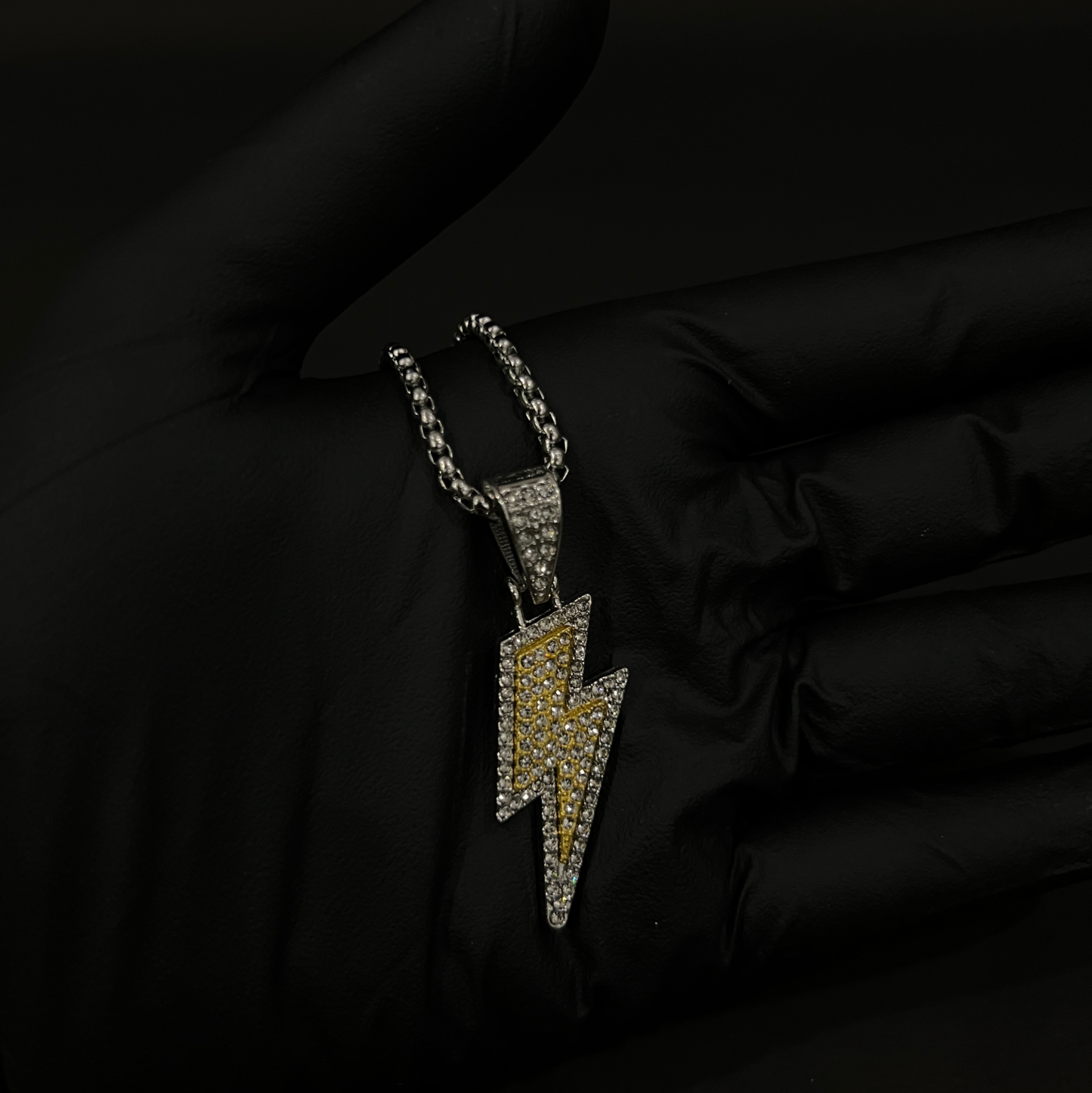 Scalp Thunder Iced Out Pendant