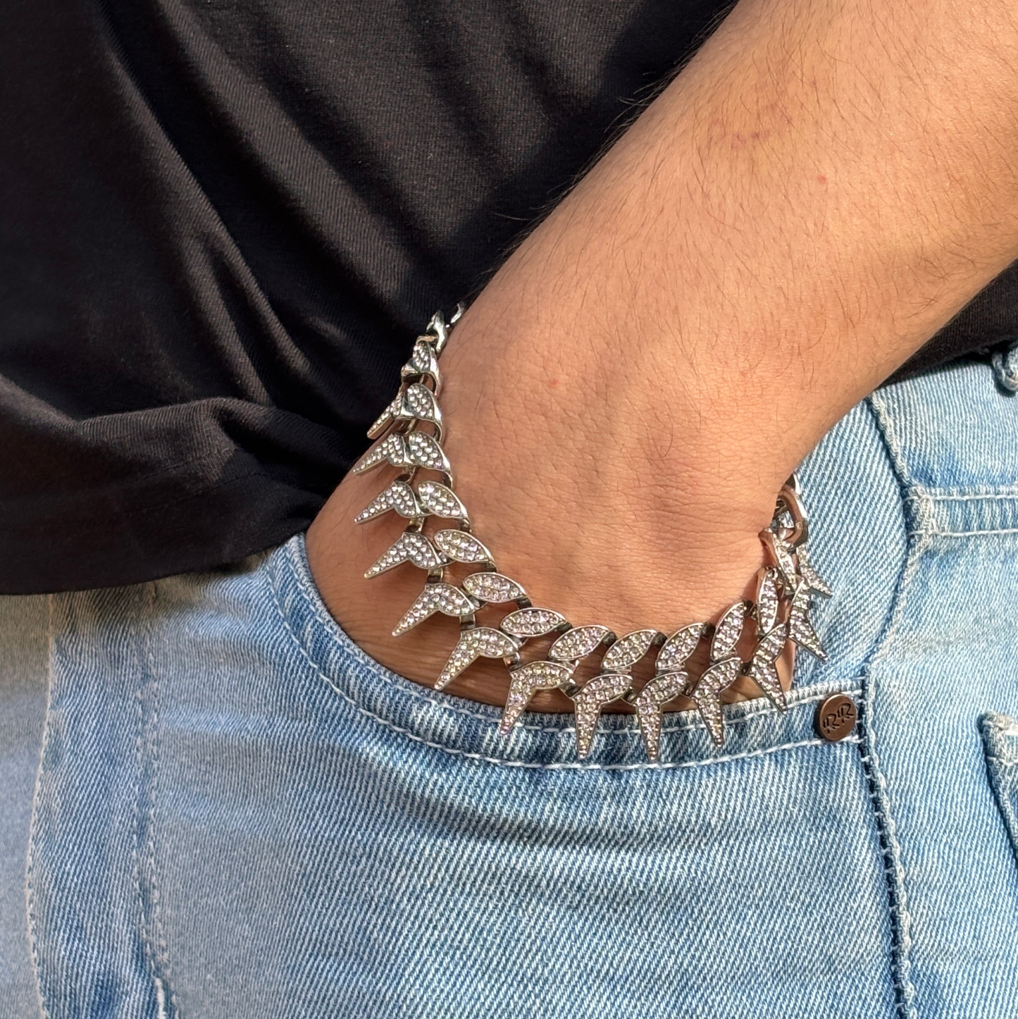 Quim iced out seek bracelet