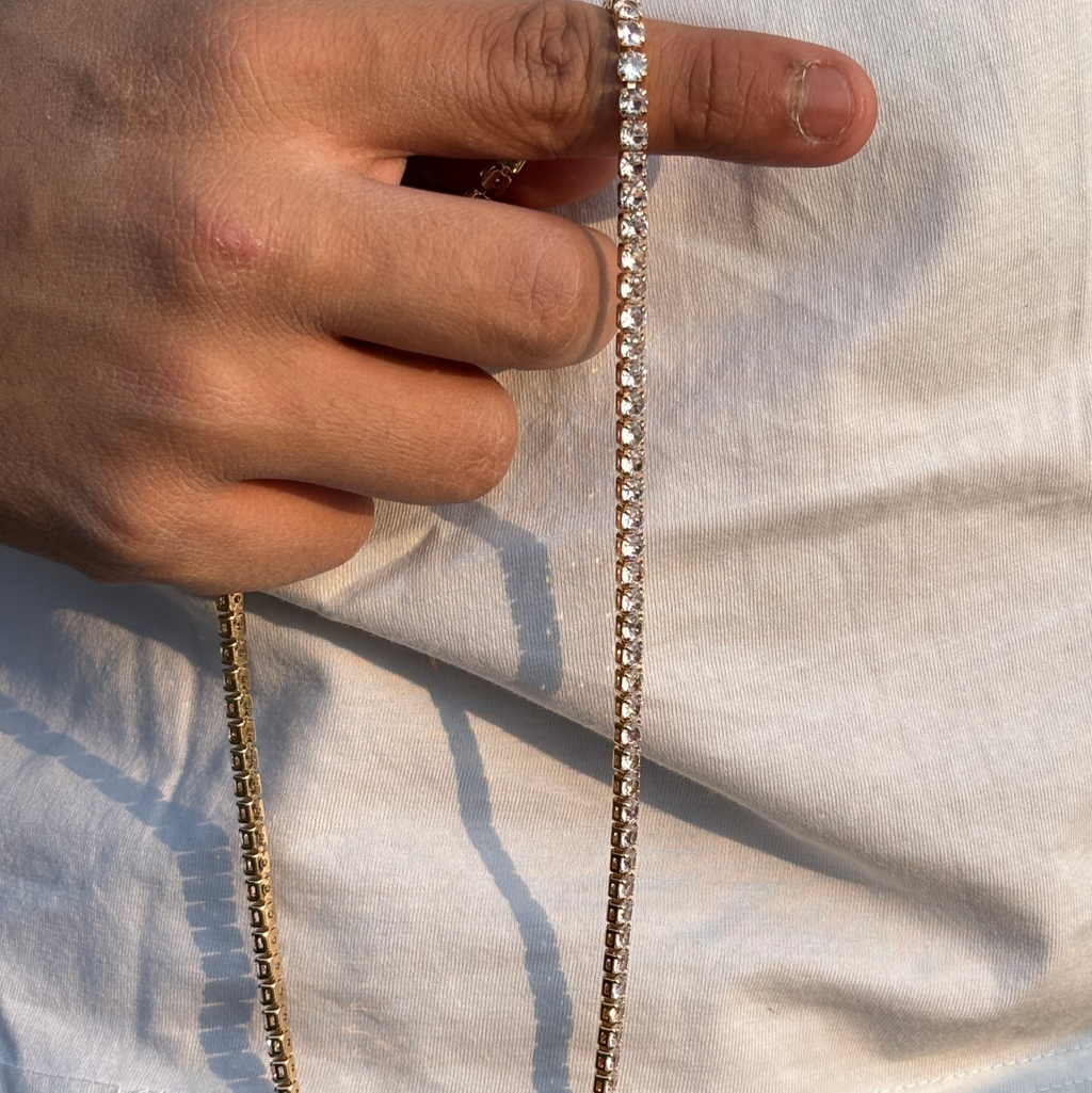 Vampire Iced Out Tennis Chain