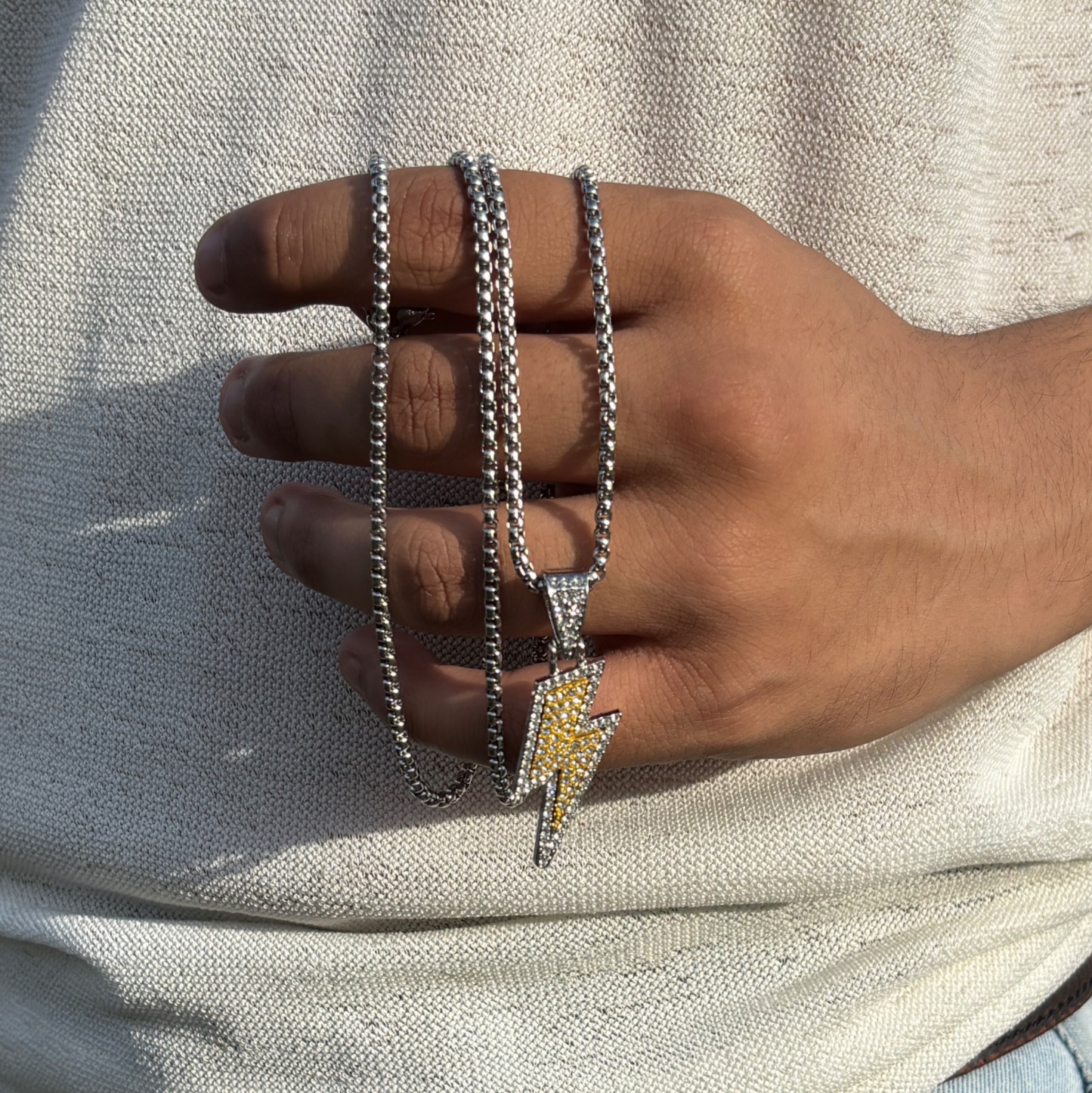 Scalp Thunder Iced Out Pendant