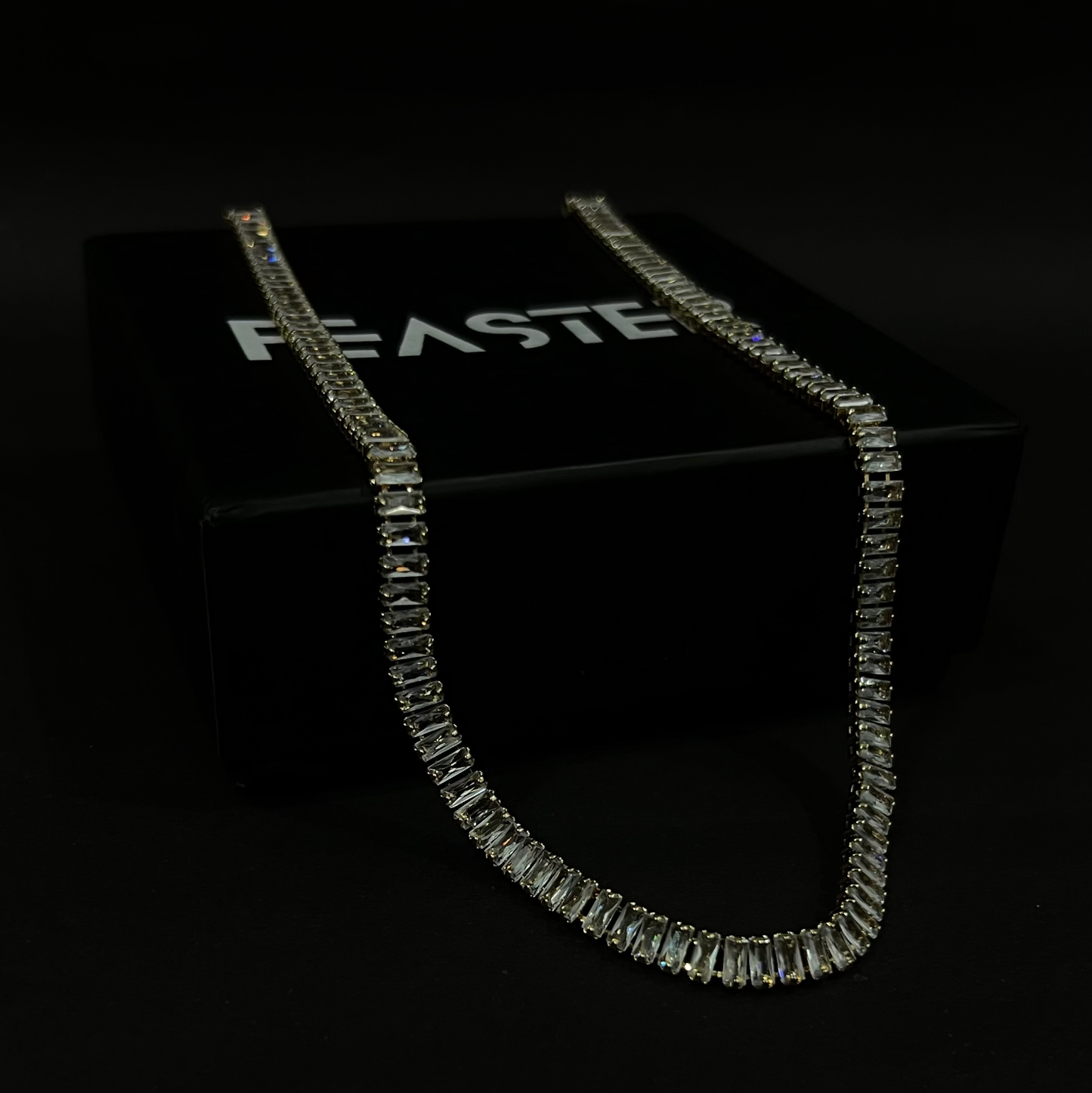 Sapphire Iced Out Tennis Chain