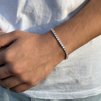 Sapphire Iced Sleek Bracelet