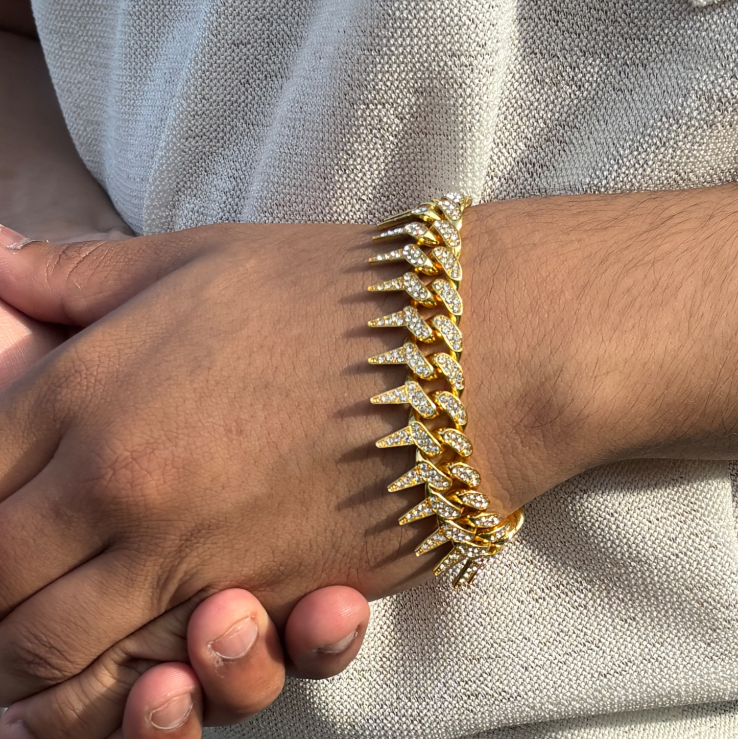 Astra Iced Out Prism Cuban Bracelet