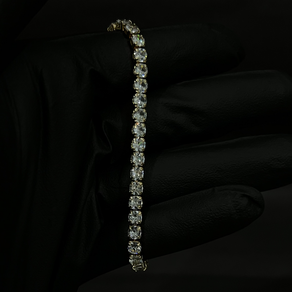 Sapphire Iced Sleek Bracelet