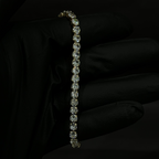 Sapphire Iced Sleek Bracelet