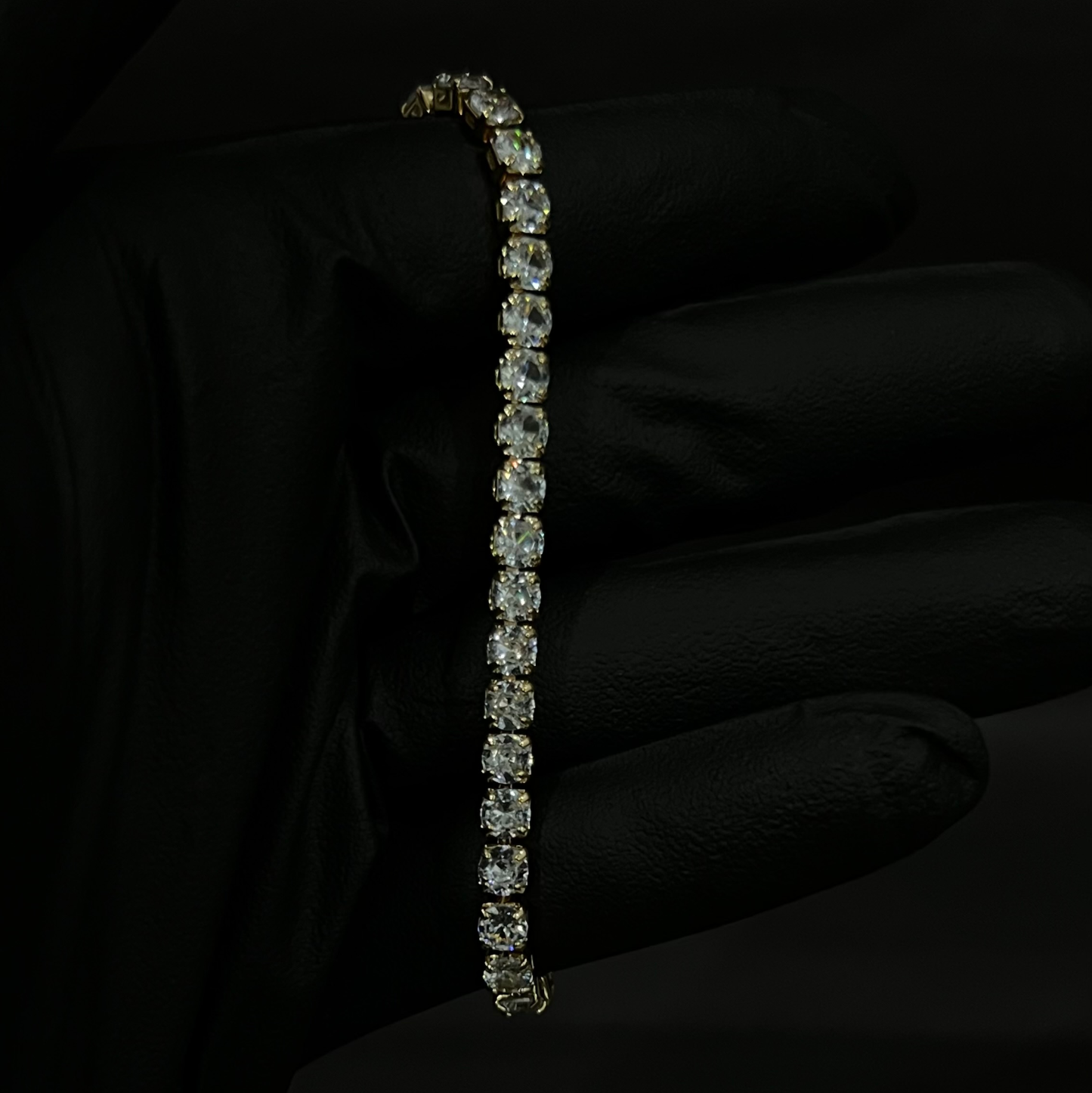 Sapphire Iced Sleek Bracelet