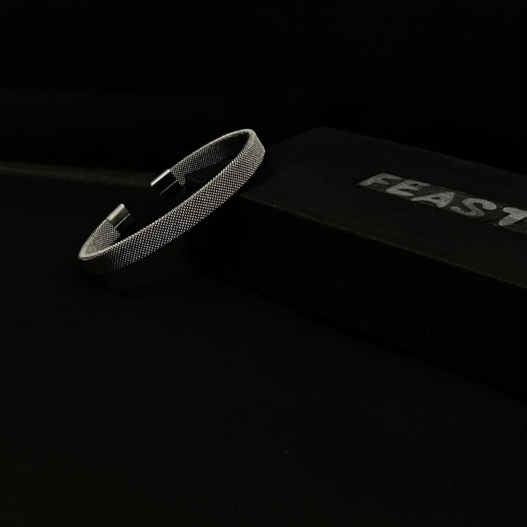 Signature Mesh Cuff Bracelet