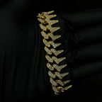 Astra Iced Out Prism Cuban Bracelet