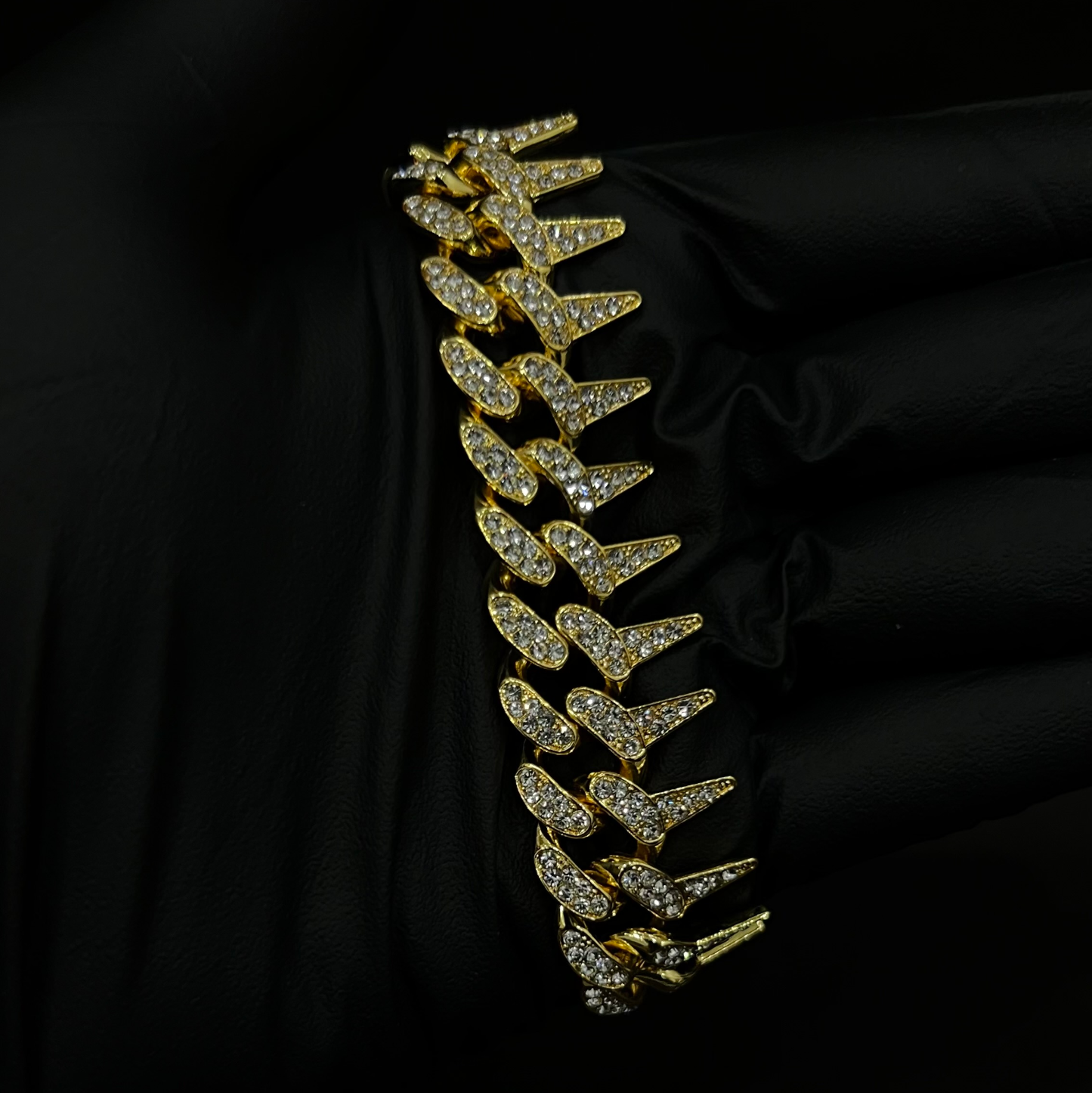 Astra Iced Out Prism Cuban Bracelet