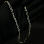 Sapphire Iced Out Tennis Chain
