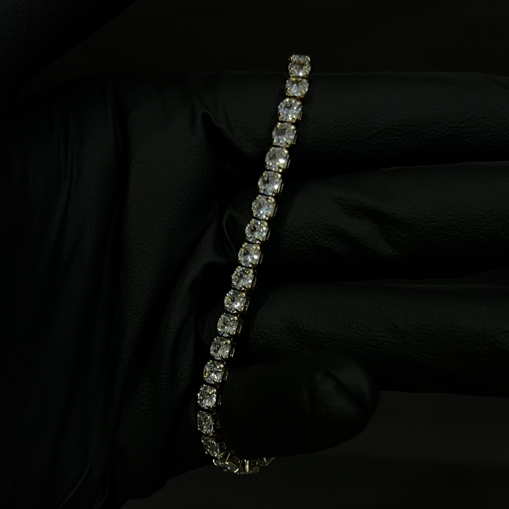 Sapphire Iced Sleek Bracelet