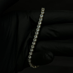 Sapphire Iced Sleek Bracelet