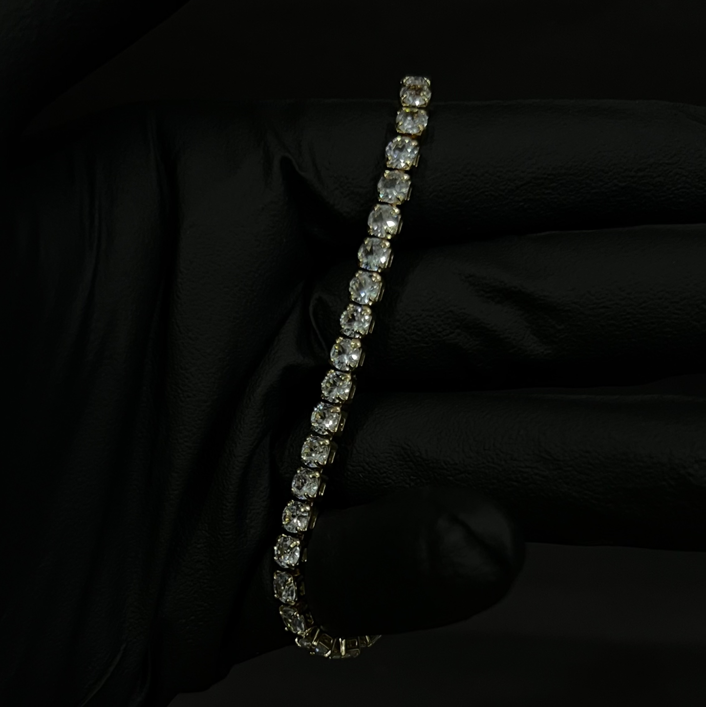 Sapphire Iced Sleek Bracelet