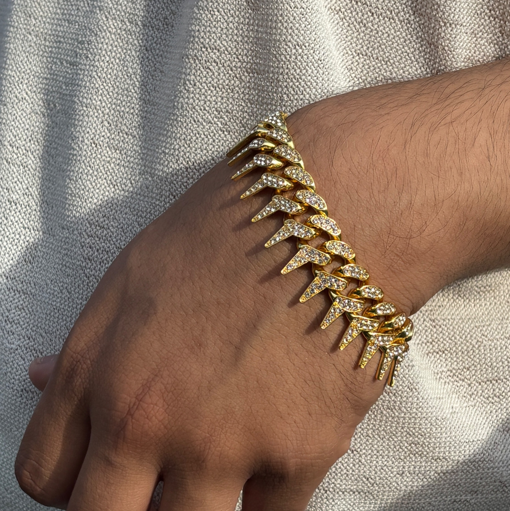 Astra Iced Out Prism Cuban Bracelet
