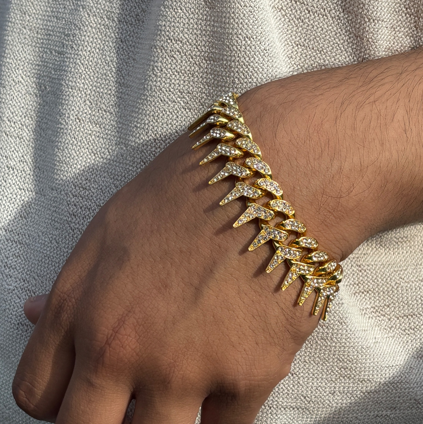 Astra Iced Out Prism Cuban Bracelet