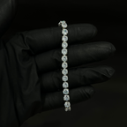 Grippin Sapphire  Iced Sleek Bracelet