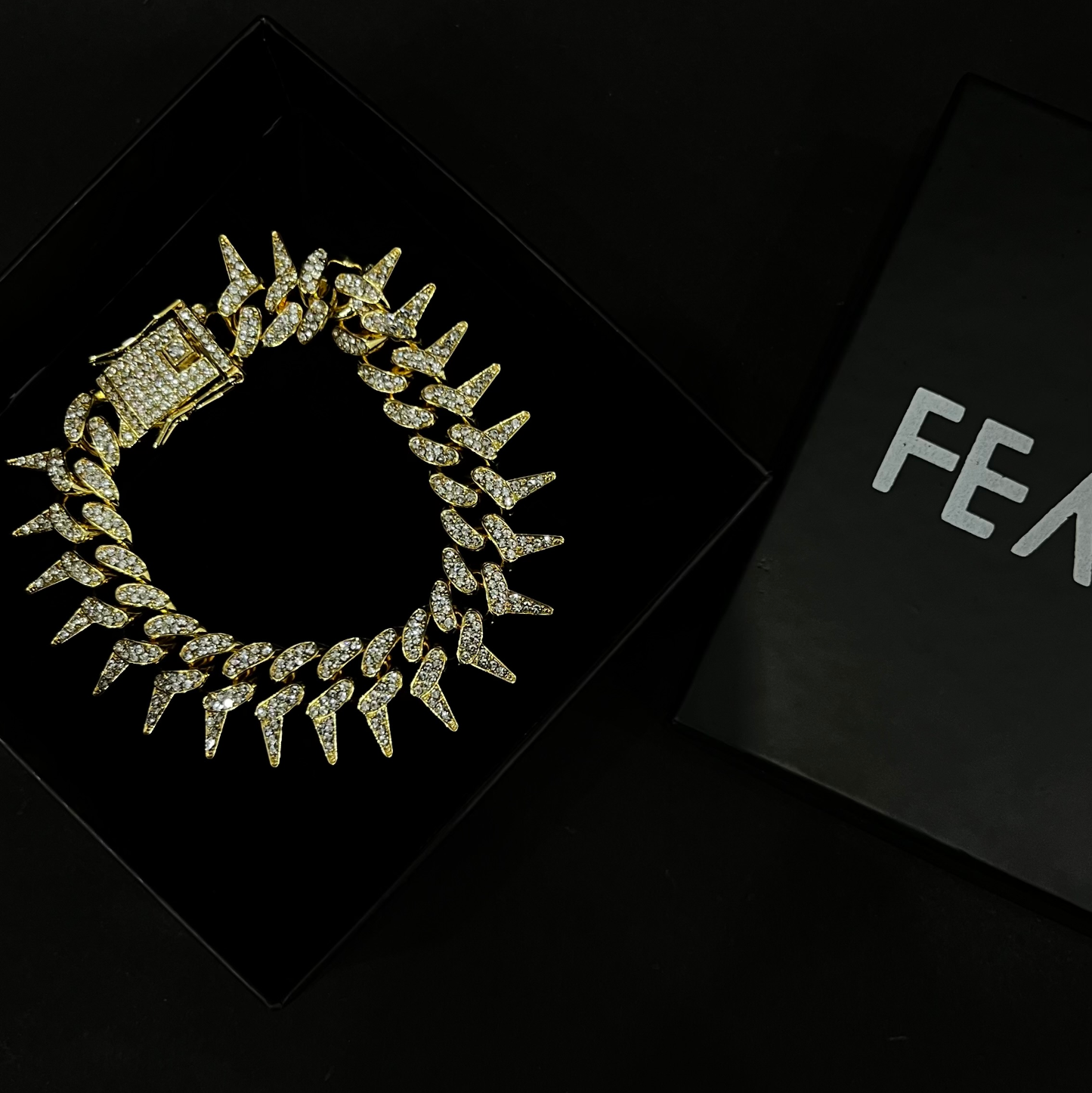 Astra Iced Out Prism Cuban Bracelet
