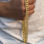 Versach Iced out cuban prism chain