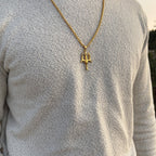 Exclusive trident pendant with chain